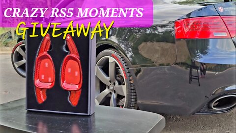 AUDI RS5 V8 CRAZY MOMENTS and GIVEAWAY