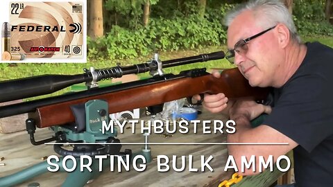 Mythbusters can sorting bulk pack ammo make any difference? H&R M12 & Federal auto match
