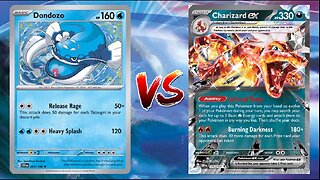 Pokemon TCG Live Dondozo Tatsugiri VS Charizard EX!!