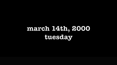 YEAR 18 [0079] MARCH 14TH, 2000 - TUESDAY [#thetuesdayjournals #thebac #thepoetbac #madjack]