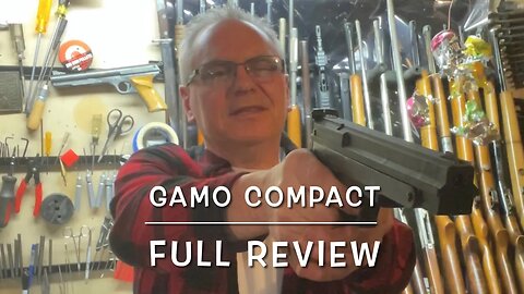 Gamo Compact .177 caliber target pistol. Single stroke pneumatic. Full review. So nice!