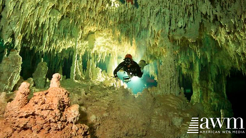 Divers Risk Their Lives To Film The Inside Of The World’s Largest Underwater Cave