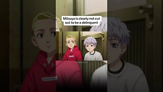 Mitsuya is clearly not cut out to be a delinquent 😓 #anime #tokyorevengers #fyp