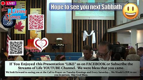 LIVESTREAM Broadcasting NOW from Living Stones & Sunland - Tujunga SDA Churches.