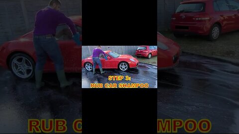 QUICK CAR WASH - PORSCHE CAYMAN 987 - #FYP #CARWASH #QURAN #fypage #VALETING #detailingcars