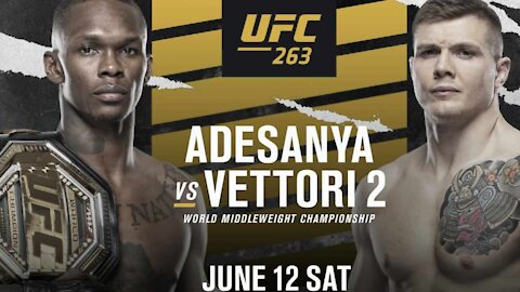 Fight Junkie: Israel Adesanya V Marvin Vettori UFC 263 Fight Prediction!