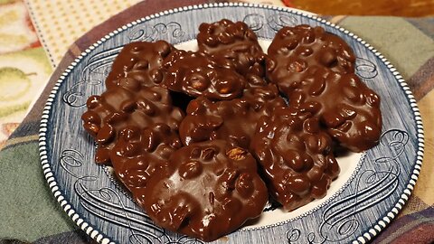 BEST Double Chocolate Peanut Cluster Candy | Thrifty Easy and Tastes GREAT | All About Living