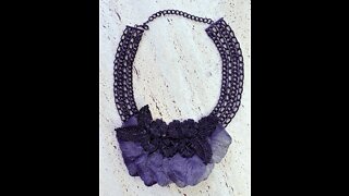 Make this grand necklace with recycled materials | Fashion Inspiration | How to Wear it | #shorts