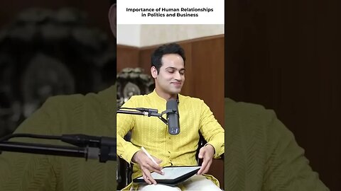 Importance of Human Relationships in Politics and Business By Nitin Gadkari || Raj Shamani #shorts