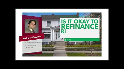 Is It Okay to Refinance Right Before Selling a Home? || Canada Housing News || GTA Market Update ||