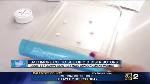 Baltimore County planning to sue several drug manufacturers