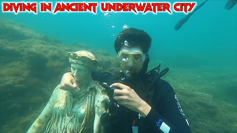 Diving in Ancient Underwater City.. Amazing view