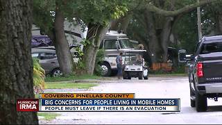 Pinellas Mobile Home & RV residents worried about Irma