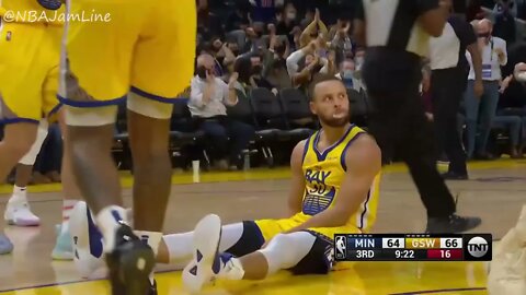 Stephen Curry Shakes His Head While Anthony Edwards Shock At The Moment！😯