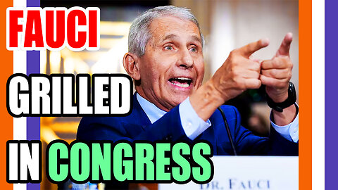 🔴LIVE: Dr. Fauci Grilled In Congress 🟠⚪🟣