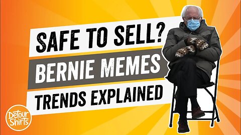 Bernie Sanders Meme. 2021 Inauguration Trend. Is it safe for Print on Demand? Trends Explained