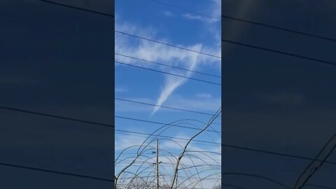 Unusual Cloud Shape