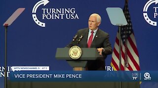 Vice President Mike Pence speaks at Turning Point USA conference in West Palm Beach