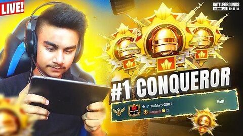 🔴let's go TOP 50 CONQUEROR | CONQUEROR RANK PUSH |🔥 BGMI LIVE | #bgmi