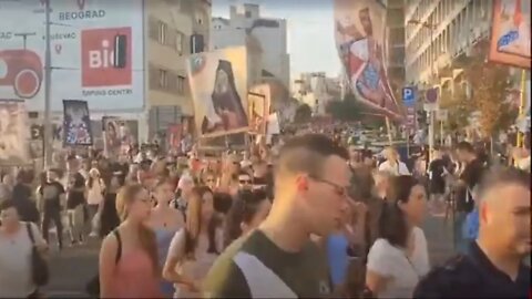 100 000 serbians march for traditional family while main stream emdia completely ignores it