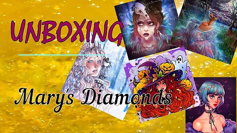 Unboxing all my Mary's Diamonds Stash | Part 3 | 31 days of Crafting