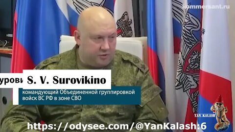 #Ukraine / #Russie.Entretien du général d'armée S. V. Surovikino