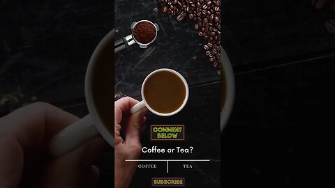 Coffee or Tea? #coffeelover #tealover