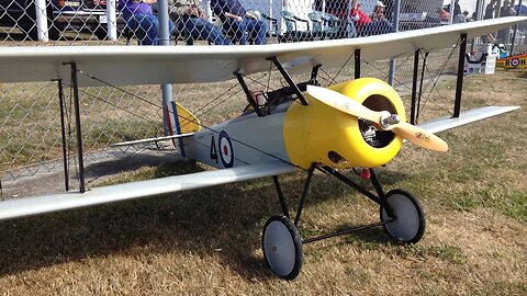 Horrible RC Plane Crash - Giant Scale Sopwith Pup WWI Warbird Crash at Warbirds Over Whatcom