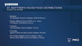 Food distributions happening this week