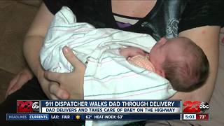 911 tape reveals a dispatcher walking a dad-to-be through the birth of his daughter