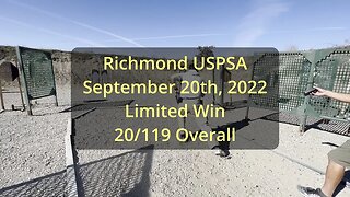 Richmond #USPSA - Jim Susoy - Limited A Class 20/119 Overall