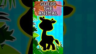 Guess the Shadow Animal | Jungle Animals 3 | Fun game for Kids #shorts #kids