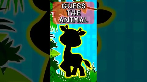Guess the Shadow Animal | Jungle Animals 3 | Fun game for Kids #shorts #kids