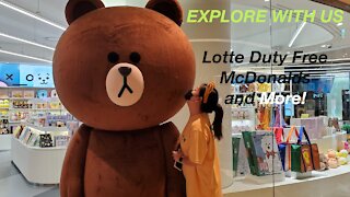 Seoul, South Korea - Join Us For McDonalds, Exploring Lotte Duty Free Mall, and More!