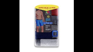 Click link for more information! Fruit of the Loom Men's Premium Tag-Free Cotton Underwear (Reg...