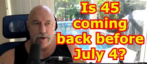 Michael Jaco: Is 45 coming back before July 4? All signs point to yes. Prepare!