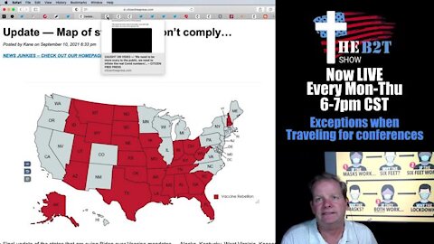 Mandate Tyranny Failing. Israel & US Prophesy. Meet Kent Henry! B2T Show Sep 13, 2021