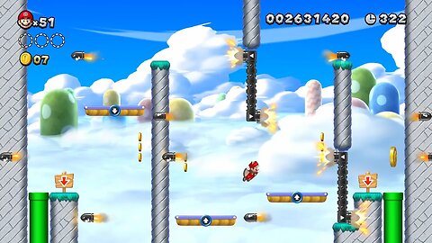 New Super Mario Bros. U Deluxe | Episode 56 - Meringue Clouds-3 Switchback Hill