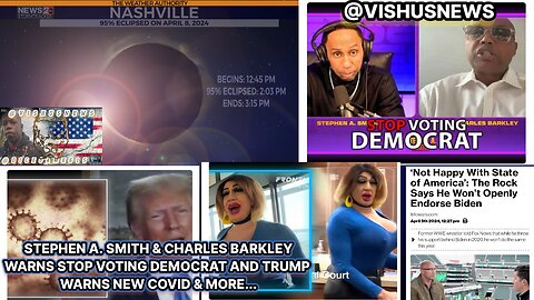 Stephen & Charles Barkley Warns Stop Voting Democrat And Trump Warns New Covid...