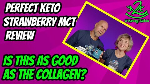 Perfect Keto Strawberry MCT powder review