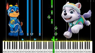 Mighty Pups Theme Piano Tutorial. RE-UPLOAD