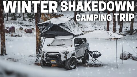 Winter Camping in Snow | Gear Shakedown Trip