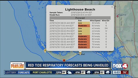 New forecasting tool offers real-time red tide outlook