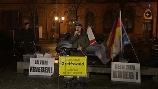 Greifswald - Uwe Eröffnung der Kundgebung 20-03-2023