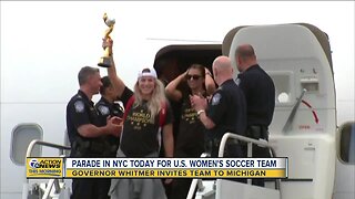 Gov. Whitmer invites US Women's Soccer Team to Michigan