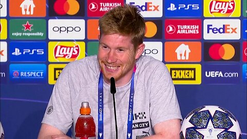 'I'm happy with my WIFE!' | Kevin De Bruyne asked if it was "love at first sight" with Haaland 😂