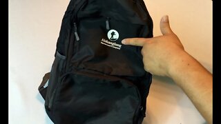 The foldable, packable 20L travel day back pack by Aishanglang Sportswear Company