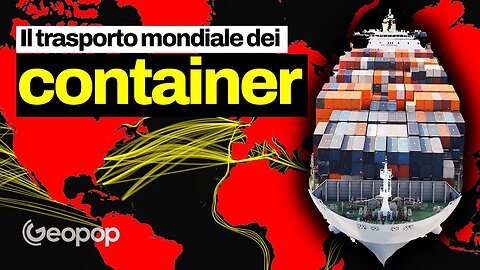 il trasporto mondiale dei container,le principali rotte delle merci DOCUMENTARIO Klaus Schwab del World Economic Forum lo ha detto varie volte che la catena di somministrazione delle merci deve cambiare..i mercati crolleranno