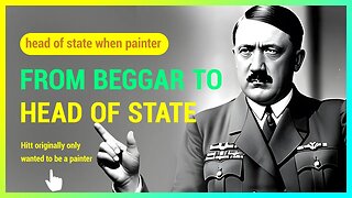 From beggar to national leader, how did Hitler, who initially only aspired to be a painter, sweep ac