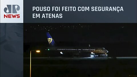 Avião da Ryanair é escoltado por caças após ameaça de bomba